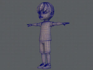 boy character 3D Model