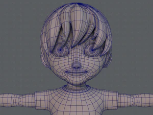 boy character 3D Model
