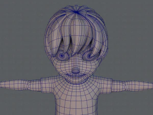 boy character 3D Model