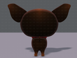 dog cartoon Modelo 3D