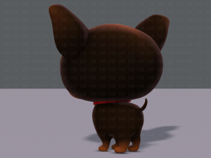 dog cartoon Modelo 3D