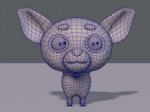 dog cartoon Modelo 3D