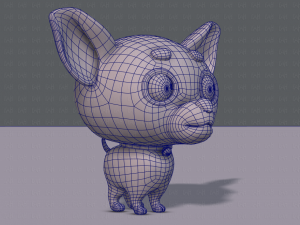 dog cartoon Modelo 3D