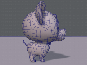 dog cartoon Modelo 3D