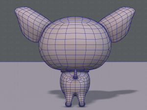 dog cartoon Modelo 3D
