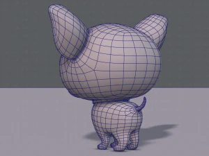 dog cartoon 3D Model