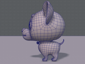 dog cartoon Modelo 3D