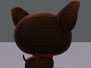 dog cartoon 3D Model