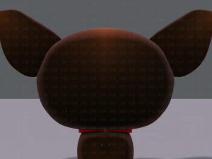 dog cartoon 3D Model