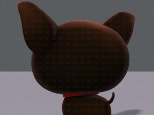 dog cartoon 3D Model