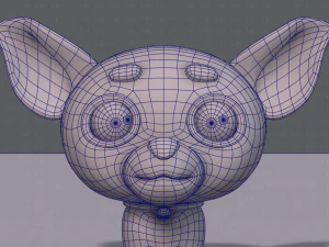 dog cartoon 3D Model