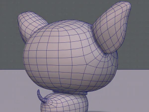 dog cartoon 3D Model
