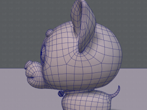 dog cartoon Modelo 3D