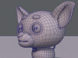 dog cartoon 3D Model