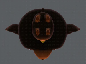 dog cartoon 3D Model