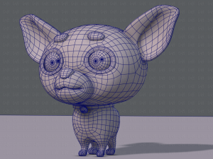 dog cartoon Modelo 3D