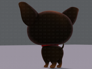 dog cartoon Modelo 3D