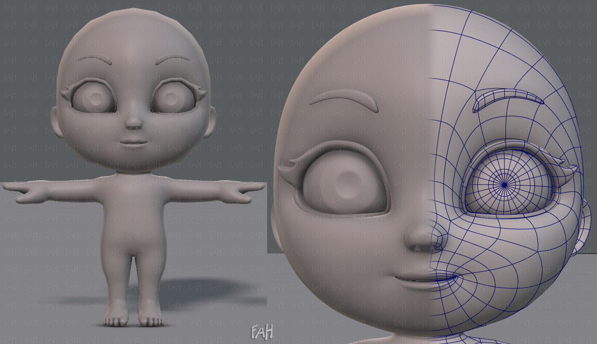 Cartoon Child V01 3d Model In Child 3dexport