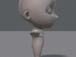 cartoon child v01 3D Модель