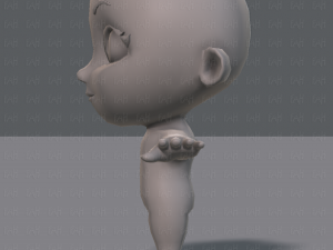 cartoon child v01 3D Модель