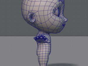 cartoon child v01 3D Модель