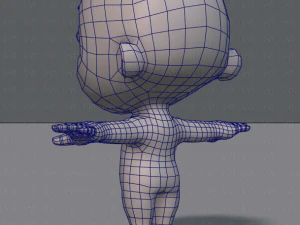 cartoon child v01 3D Model
