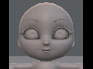 cartoon child v01 3D Модель