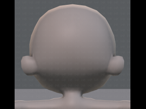 cartoon child v01 3D Модель