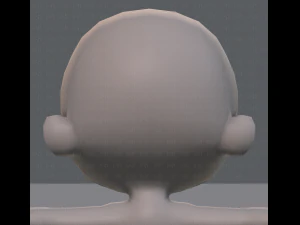 cartoon child v01 3D Model