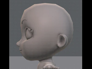cartoon child v01 3D Model