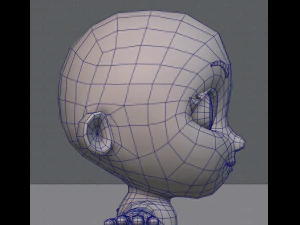 cartoon child v01 3D Model