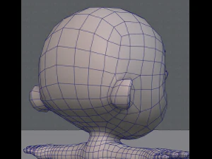 cartoon child v01 3D Model