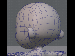 cartoon child v01 3D Модель