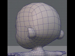 cartoon child v01 3D Model