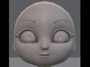 cartoon child v01 3D Model