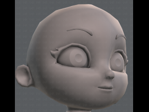 cartoon child v01 3D Модель