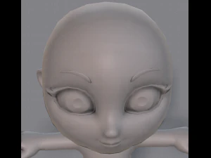 cartoon child v01 3D Model