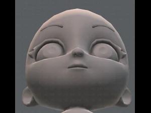 cartoon child v01 3D Model