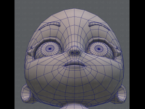 cartoon child v01 3D Модель