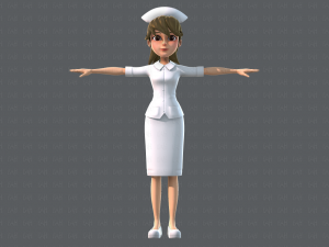 doctor and nurse Modèle 3D