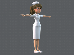 doctor and nurse Modèle 3D