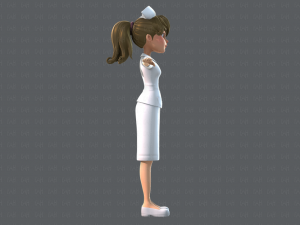 doctor and nurse Modèle 3D