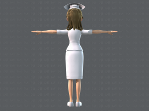 doctor and nurse Modèle 3D