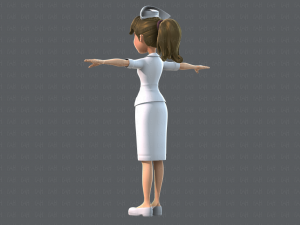 doctor and nurse Modèle 3D