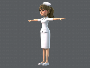 doctor and nurse Modèle 3D