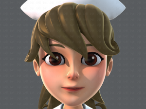 doctor and nurse Modèle 3D