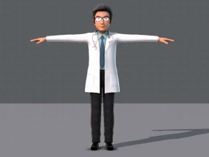 doctor and nurse 3D Model