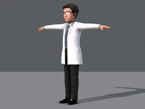 doctor and nurse 3D Model