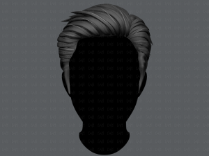 3d hair style for man v01 3D 모델