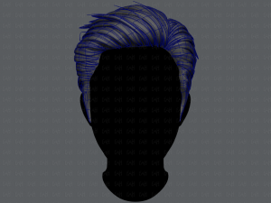 3d hair style for man v01 3D 모델